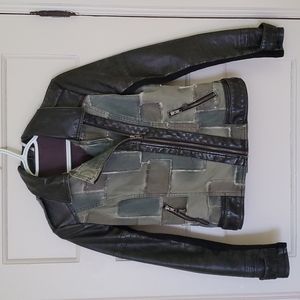 Free People faux leather jacket